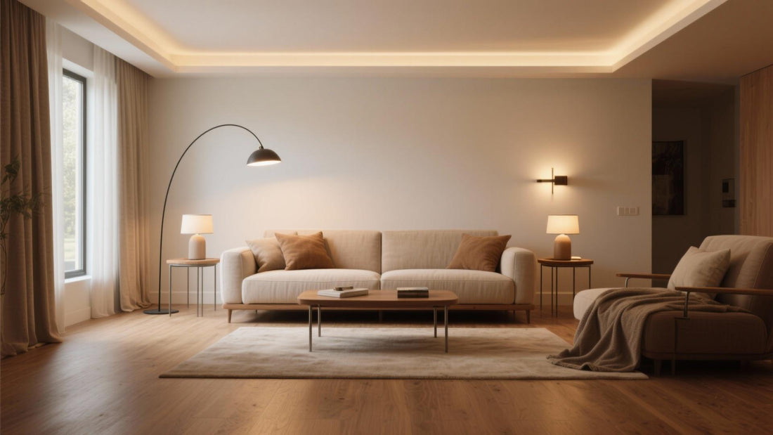 How to Layer Living Room Lighting Like a Designer (Complete Beginner Guide)