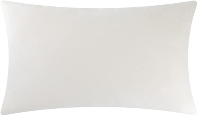 KINGROSE Handmade 3D Flower Home Decorative Throw Pillow Case Rectangular Cushion Cover 12 x 20 Inches for Bed Living Room Sofa Chair Solid Suede Beige
