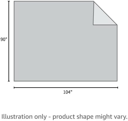 PHF Lightweight Waffle Weave Blanket King Size, Breathable & Ultra Soft, 104"x 90" Soft & Cozy Thin Blanket for All Season & Hot Sleepers, Bed, Home Decor - Aqua Gray