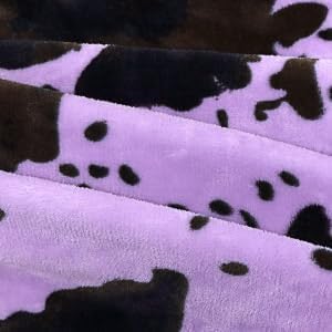 Purple Throw Blanket for Women- Ultra Soft Lightweight Fuzzy Cute Blankets for Teen Girls, Room Decor & Cozy Gifts for Women Girls 50x60 Inches