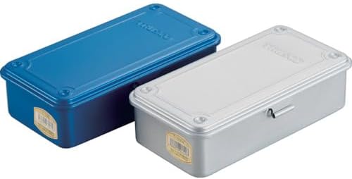 TRUSCO T-190SV Trunk Tool Box, 7.9 x 4.2 x 2.2 inches (203 x 109 x 56.0 mm) , Silver