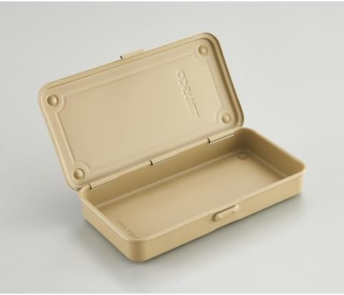 TRUSCO T-19LS Trunk Tool Box, 80.9 x 4.9 x 1.3 x 1.3 inches (203 x 109 x 35 mm), Light Sand