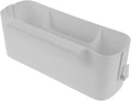 Sewroro Hanging Bedside Caddy Portable Plastic Storage Organizer with Side Hooks, Bedside Caddy Hanging Organizer for Dorm Room, Office, Rv, And Home Use, White, 13 X 5. 8 X 4. 7 Inches