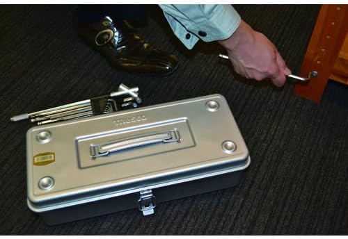 TRUSCO T-350SV Trunk Tool Box, 14.8 x 64.2 x 4.0 inches (373 x 163 x 102 mm), Silver