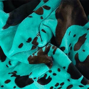 Fleece Throw Blanket for Bed, Teal Blue Soft Fuzzy Blankets for Adults Kids, Turquoise Graduation Decorations for Bedroom Living Room Home, Birthday Gifts for Her Him Girls Boys 50x60 Inches