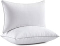 MIULEE Queen Bed Pillows 20 x 30 Pillow Inserts (Set of 2) -Decorative Throw Pillow Inserts with 100% Cotton Covers Rectangle Queen Size for Bed Couch