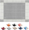 h Blanket Soft Throw Blanket Faux Fleece Cashmere Plaid Warm Shawl Thick Knitted Plush Cozy Comfy for Women Throw Blanket for Sofa Couch Bed Queen King Size 55x66 in (Light Grey)
