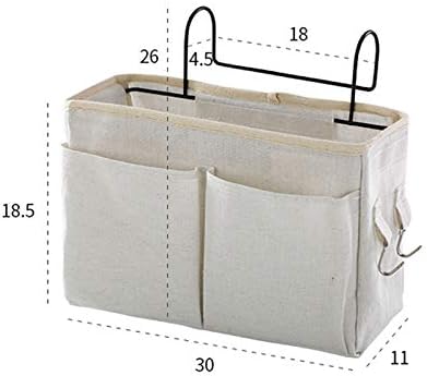 Arinda Bedside Storage Bag Hanging Organizer Bedside Caddy for Bunk Dorm Rooms Bed Rail