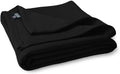 MV Sport Lightweight Sweatshirt Blanket Throw � Warm & Cozy, Breathable Oversized Fleece Knit, Couch, Bed, Travel, Cold Nights, and Outdoors � Soft Light Weight Blanket 54"" x 84"" Black