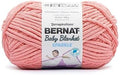 Bernat Baby Blanket Sparkle Rose Glow Yarn - 1 Pack of 10.5oz/300g - Polyester - #6 Super Bulky - 220 Yards - Knitting & Crochet