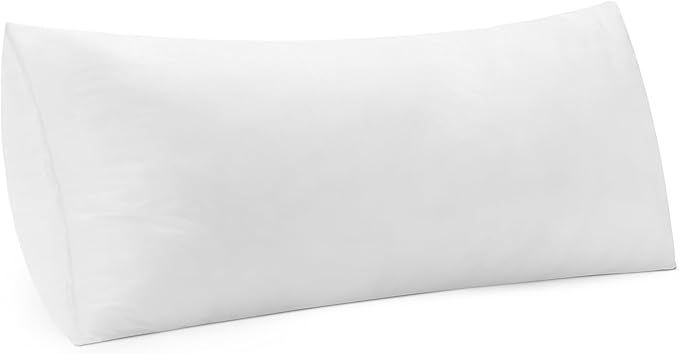 MIULEE 16x36 Inch Pillow Insert, Throw Pillow for Bed Sofa Couch Rectangle Decorative Lumbar Virgin Microfiber Stuffer