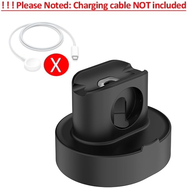 SOKUSIN Stand for Apple Watch Charger - iWatch AirPod 2 in 1 Charging Stand Holder Dock Compatible with Apple Watch Series 10 9 8 Ultra2 Ultra SE2 SE 7 6 5 4 3 2 and AirPods 1/2/3/Pro (Black)