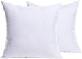 MIULEE Set of 2 Throw Pillow Inserts Premium Pillow Stuffer Square Form for Decorative Cushion Bed Couch Sofa 26x26 Inch