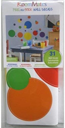 RoomMates RMK1248SCS Just Dots Peel and Stick Wall Decals (Pack of 4)