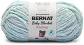 Bernat Baby Blanket Frosting Seaside Yarn - 1 Pack of 10.5oz/300g - Polyester - #6 Super Bulky - 220 Yards - Knitting & Crochet