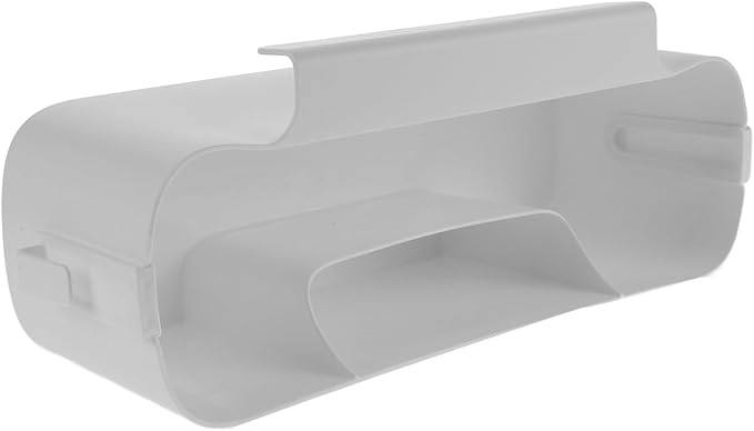 Sewroro Hanging Bedside Caddy Portable Plastic Storage Organizer with Side Hooks, Bedside Caddy Hanging Organizer for Dorm Room, Office, Rv, And Home Use, White, 13 X 5. 8 X 4. 7 Inches