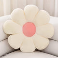 Sioloc Flower Pillow Shaped Throw Pillow Butt Cushion Floor Pillow,Seating Cushion,Cute Room Decor & Plush Pillow for Bedroom Sofa Chair(White,15.7'')