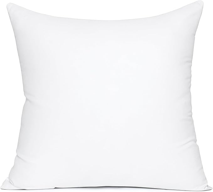 MIULEE 20x20 Inch Throw Pillow Insert Premium Throw Pillow Polyester Microfiber Stuffer Pillow for Sofa Bed Couch