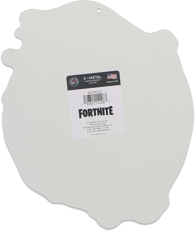 Fortnite Fortnitemares Bus Metal Wall Decor - Spooky Gaming Sign for Bedroom or Game Room