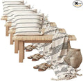 RoomMates RMK4581SCS Rustic Country Leaves Peel and Stick Wall Decals (Pack of 4)