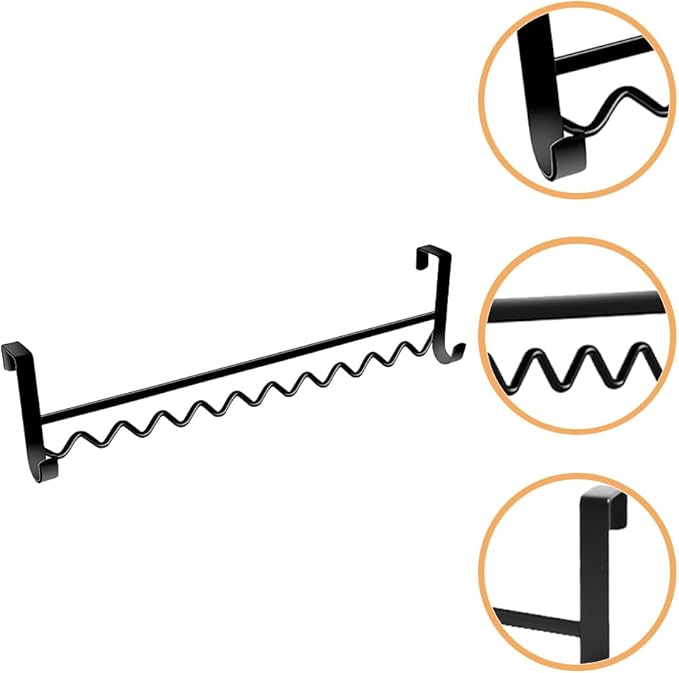 Bedside Hanging Organizer Hook Rack Over Bedside Clothes Hook for Towels Coats and Clothes Fits Bunk Beds Dorm Room Space Saving Storage