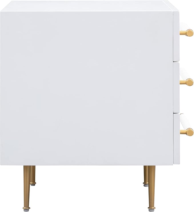 Tov Furniture Trident Nightstand (White)