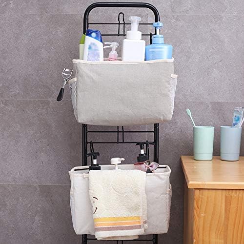 Arinda Bedside Storage Bag Hanging Organizer Bedside Caddy for Bunk Dorm Rooms Bed Rail