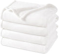 PHF Ultra Soft Fleece Blanket King Size, No Shed No Pilling Luxury Plush Cozy 300GSM Lightweight Blanket for Bed, Couch, Chair, Sofa, Perfect Decorations Gifts, 108" x 90", White