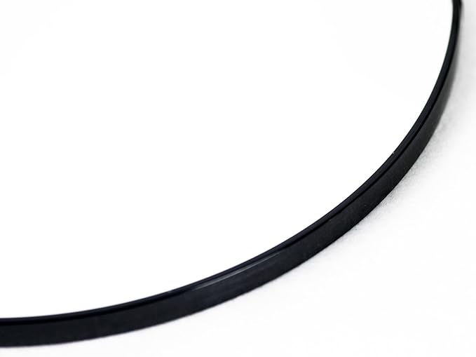Small Round Wall Mirror,Bathroom Mirror (Black, 11.8 in.)