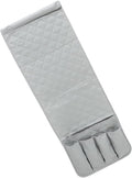 Amosfun Compact Hanging Storage Pouch Organizer for Sofa and Bed Practical Bedside Bag for Phone Chargers Books Water Bottle Versatile Grey Storage for Home and Dorm Use