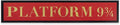 Harry Potter Platform 9 3/4 Wood Wall Decor - Fun Harry Potter Sign for Bedroom or Movie Room
