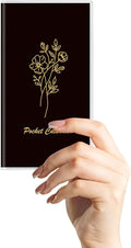 Pocket Calendar 2026-2027, Pocket Planner 2026-3.7" x 6.7" - Runs from January 2026 Until December 2027, Monthly Planner 2026-2027 with PVC Cover for Planning, Black