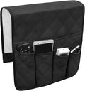 Couch Sofa Armrest Organiser Arm Chair Caddy Bedside Storage Pocket with 6 Pockets TV Remote Holder Bed Storage Pocket Bag for Cellphone Tablet Notepad Book Magazines DVD Glasses