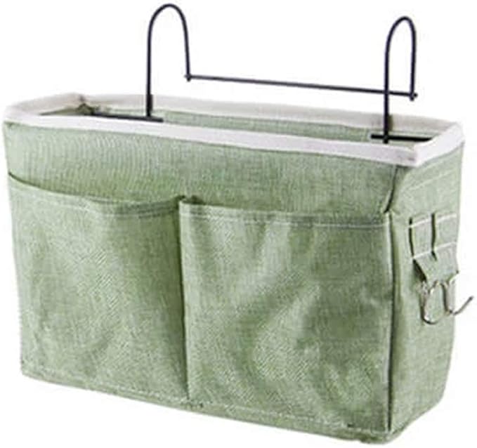 Arinda Bedside Storage Bag Hanging Organizer Bedside Caddy for Bunk Dorm Rooms Bed Rail