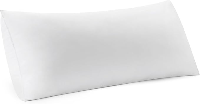 MIULEE 14x26 Inch Premium Lumbar Throw Pillow for Bed Sofa Couch Virgin Microfiber with 100% Cotton Cover Decorative Throw Pillow Insert Stuffer Form