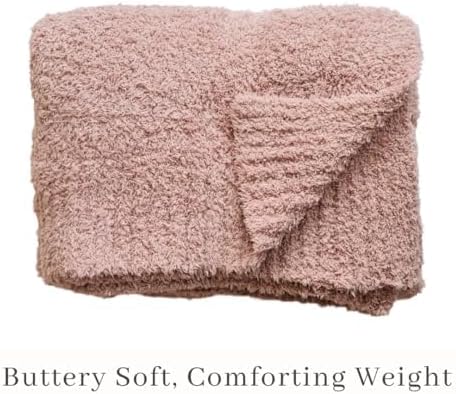 SARANONI Bamboni Baby Blanket | Luxury Plush Super Soft Blanket | Breathable Comfy Blankets for Kids and Teens | Pink - 40" x 60"