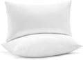 puredown® Feather Down Pillows, Queen Size Hotel Collection Pillow Inserts for Bed, Sofa and Couch, Set of 2, 20x28 Pillow Inserts
