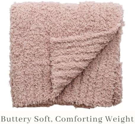 SARANONI Bamboni Baby Blanket | Luxury Plush Super Soft Blanket | Breathable Comfort Infant Baby Blankets for Boys & Girls | Pink, Mini - 15” x 20”