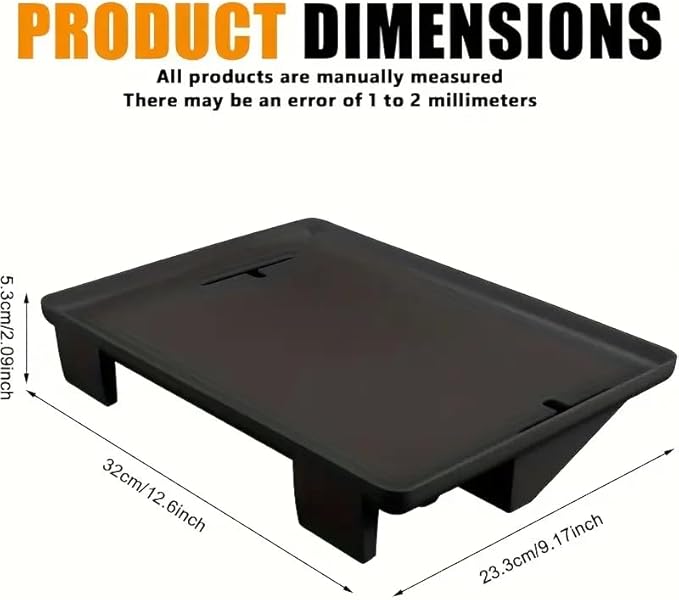 Bedside Shelf for Dorm Room Bunk Bed & Top Bunk, College Dorm Room Essentials, Bedside Caddy, Clip on Floating Desk Tray, Bed Side Table Storage, Loft Nightstand Decor - Cable Catch, Black。