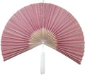 Fan Wall Decor,Japanese Chinese Walls Fan Décor, Boho Hanging Headboard,Decorative Folding Fans For Over Bed Decorations (Redpink 48inch)