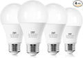 100W Equivalent Bright LED Light Bulbs, Cool White 6000K A19 Lightbulbs, Focos LED para Casa, for Kitchen Bedroom Indoor, 1500 Lumens, E26 Standard Base, 4-Pack, Non-Dimmable