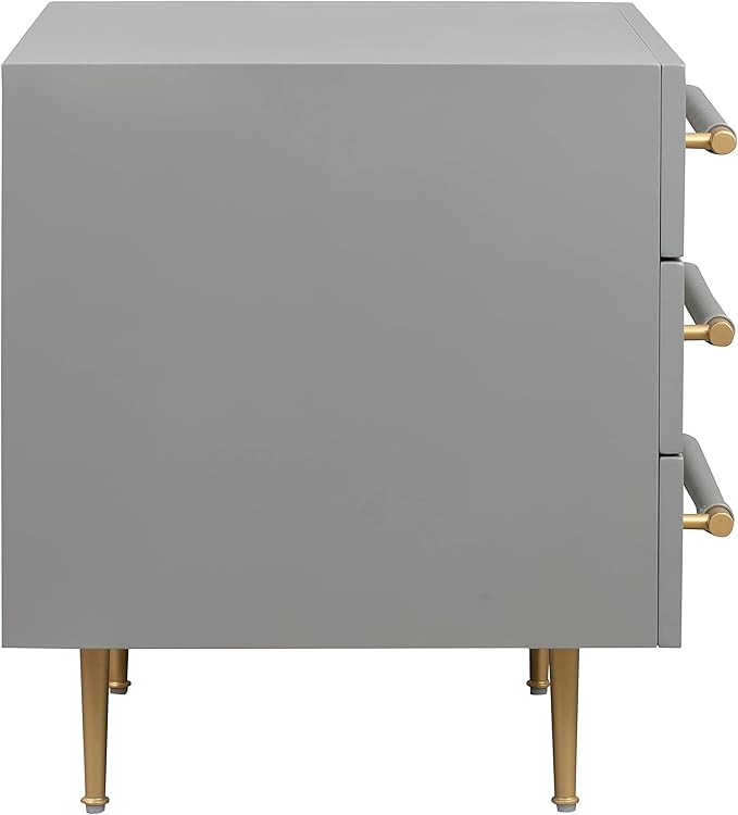 Tov Furniture Trident Nightstand (Grey)