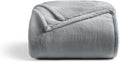 Cosy House Collection Everyday 1500 Series Fleece Blanket - Couch & Travel Essentials - All Season, Stays Fresh & Clean - Soft, Breathable & Skin-Friendly (Throw, Grey)