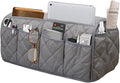 Sofa Armrest Organizer, Remote Control Holder, Waterproof Armchair Caddy with 14 Pockets for TV Remotes