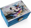 RK Collections Trinket Boxes Small Jewelry Keepsake Box (Unicorn)