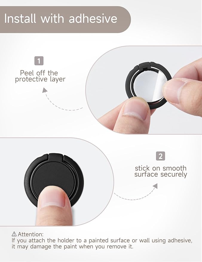 Sunglasses Organizer Wall Mounted Sunglasses Holder 6 Pack Hanging Eyeglass Holder (Black with Adhesive)