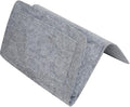 BFYDOAA Bedside Caddy Felt Storage Bag, Hanging Caddy Pockets Bag for Dorm,Bunk Bed,Sofa,Hospital Bed Rails Organizer(Light Grey)