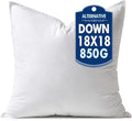 MIULEE 18x18 Synthetic Down Alternative Pillow Insert Decorative Throw Pillow 18 x 18 Inch Body Bed Sleeping Ultra Soft Fluffy Form for Sofa Couch Bed