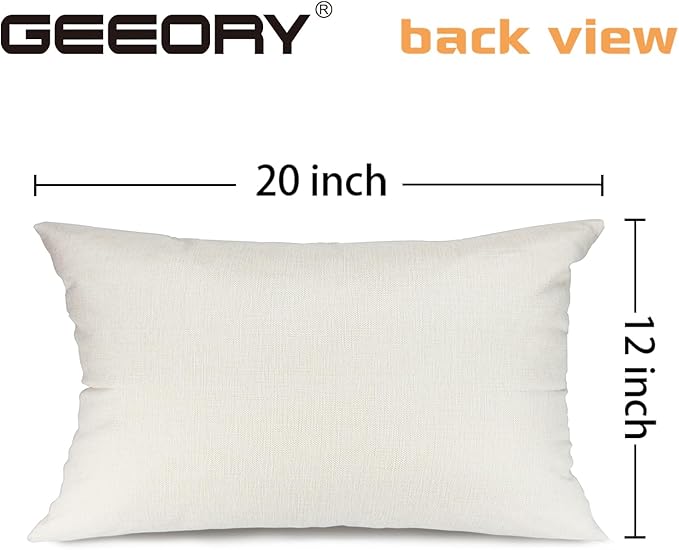 GEEORY Spring Home Sweet Home Pillow Cover 12x20 Inch, Farmhouse Birdhouse Eucalyptus Decor Throw Pillow Case for Sofa, Bedroom, Living Room