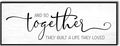 And So Together They Built A Life They Loved Wall Decor 32'x12'' Couples Master Bedroom Over Bed Art Wall Decor Sign Pictures Framed Farmhouse Quotes Above Bed